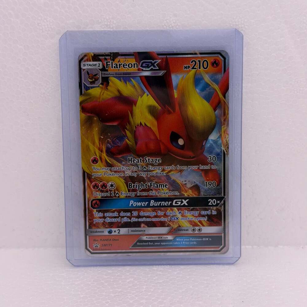 Flareon GX SM171 Black Star Promo Pokemon Card